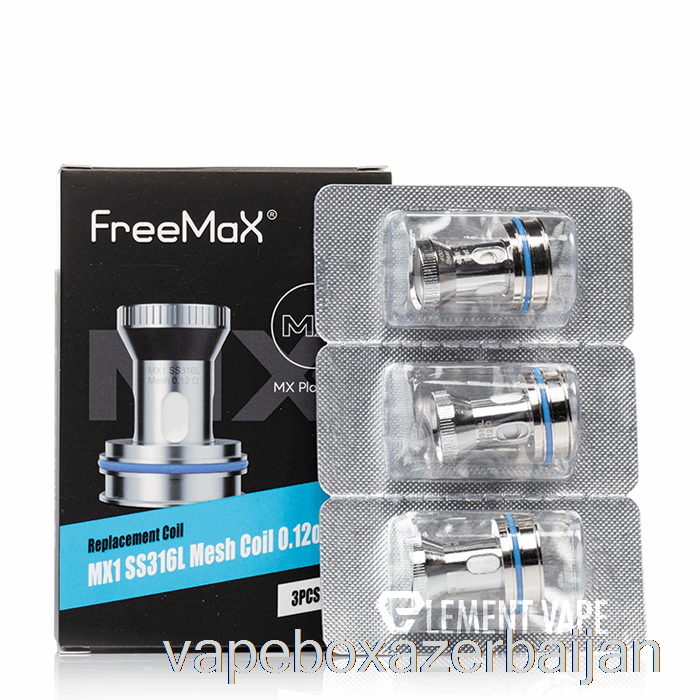 Vape Azerbaijan FreeMaX MX Replacement Coils 0.12ohm MX1 SS316L Coils